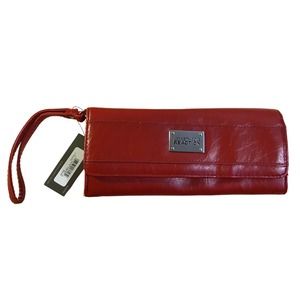 Kenneth Cole Reaction Red Wallet Clutch NWT